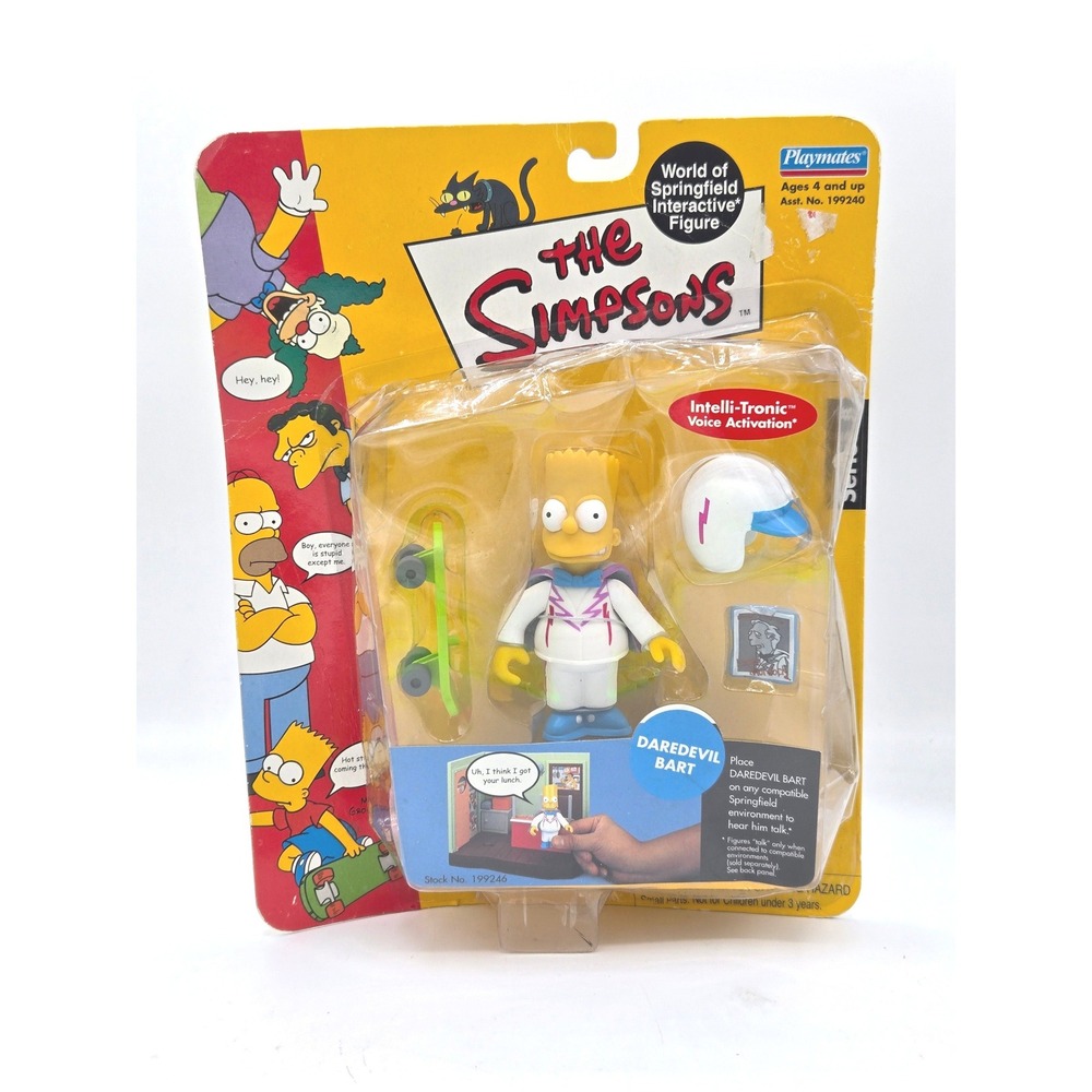 The Simpsons World of Springfield: Daredevil Bart Interactive Figure